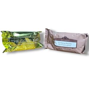 Melaleuca Gold Bar & Exfoliating Bath Bar Of Soap Lot Of 2